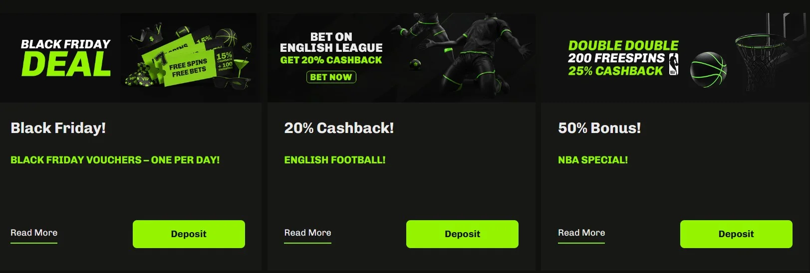 Bonuses and Promotions